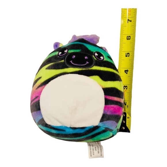 Squishmallows Zebra Mystery Squad Mini 5in Plush Toy Rainbow Stuffed Animal - Picture 9 of 9